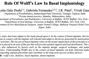 Role Of Wolff’s Law In Basal Implantology